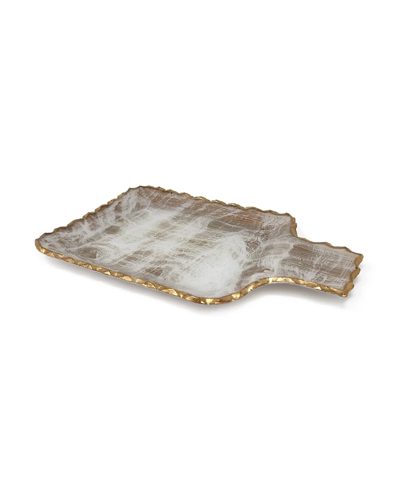 Gold-Tone Brushed Tray
