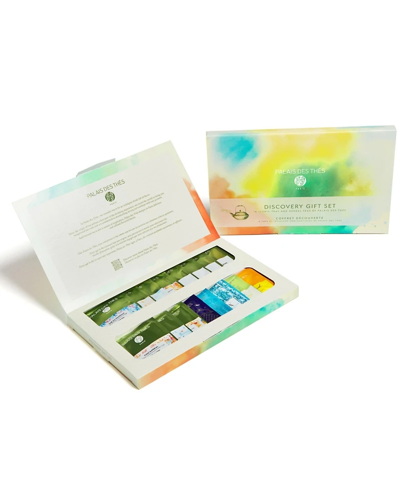 Palais des Thes Best-Selling Tea Bags Assortment Holiday Gift Set, 18 Tea bags