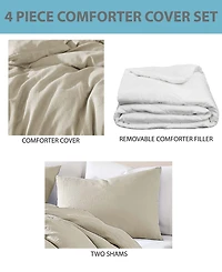 Riverbrook Home Logan 4-Pc. Comforter Set, King