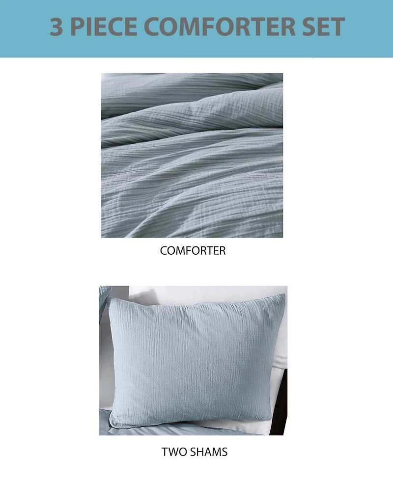 Riverbrook Home Devin Gauze 4-Pc. Comforter Set