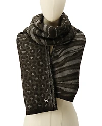 Michael Michael Kors Women's Animal-Print Jacquard Scarf