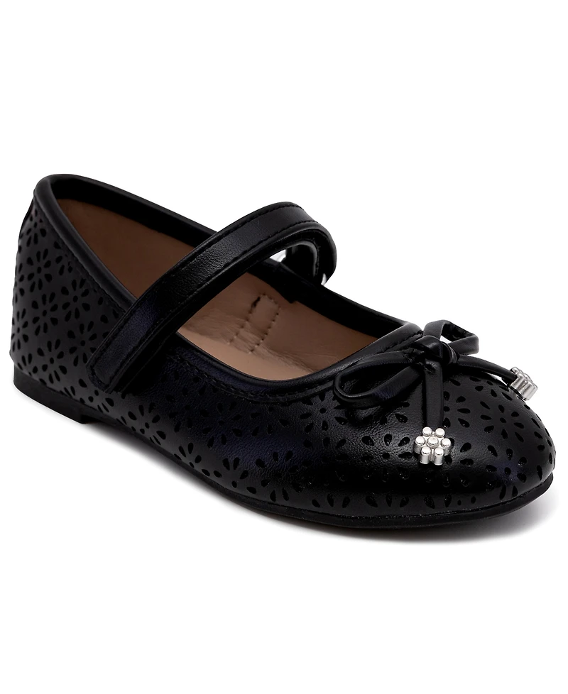 Sugar Toddler Girls Lil Drea Mary Jane Loop Closure Ballet Flats