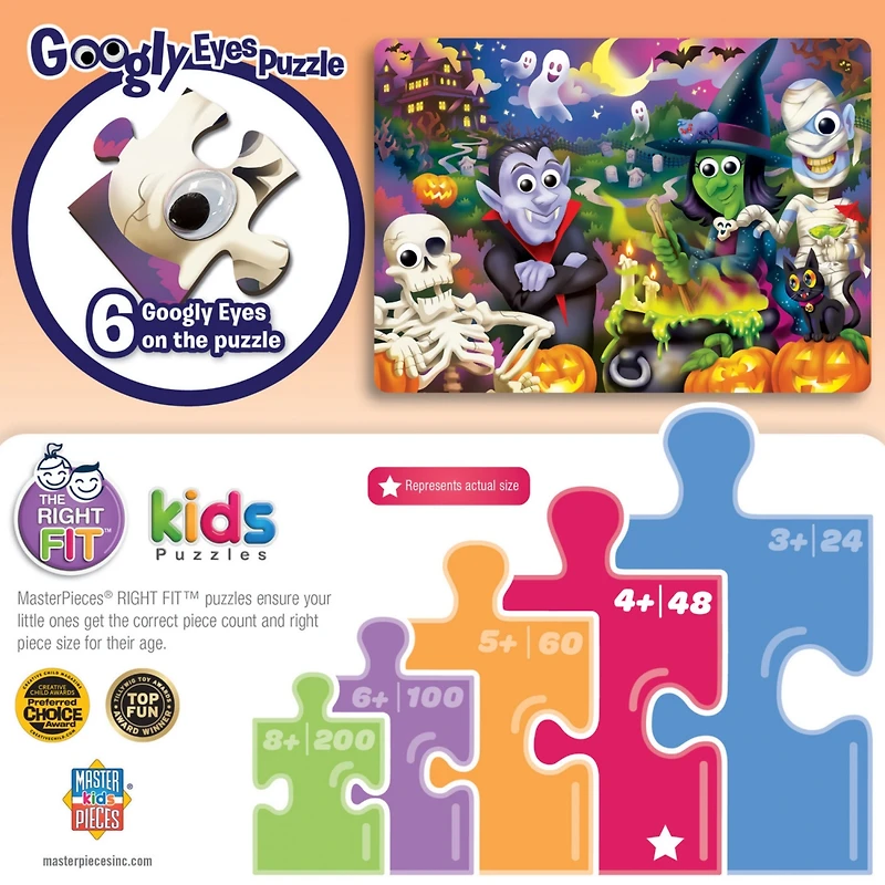 Masterpieces Googly Eyes - Freaky Friends 48 Piece Jigsaw Puzzle