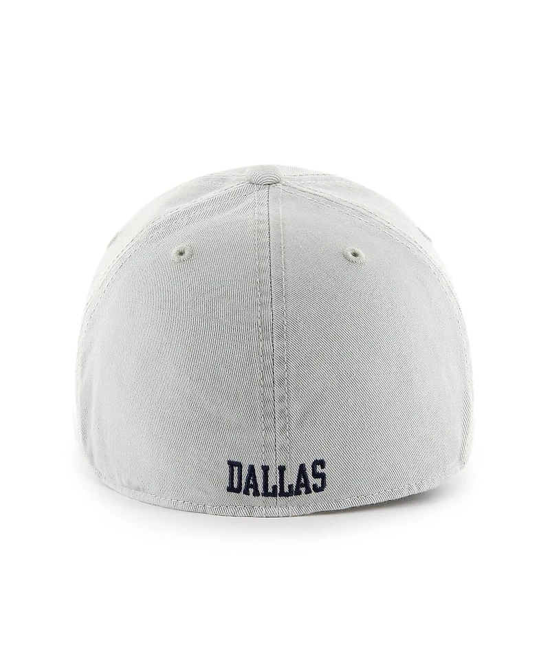 Men's '47 Brand Gray Dallas Cowboys Gridiron Classics Franchise Legacy Fitted Hat