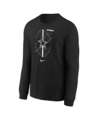 Preschool Boys and Girls Nike Black Dallas Cowboys Long Sleeve T-shirt