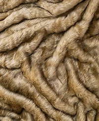 Battilo Luxury Tipped Faux Fur Throw, 60" x 80"