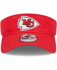 Men's New Era Red Kansas City Chiefs Main Adjustable Visor