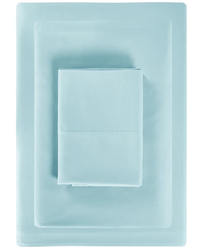 Sunham Microfiber Easy Care Solid 3-Pc. Sheet Set, Twin