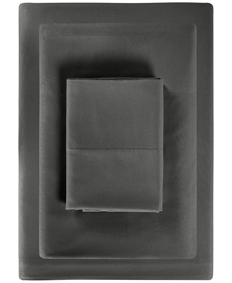 Sunham Microfiber Easy Care Solid -Pc. Sheet Set