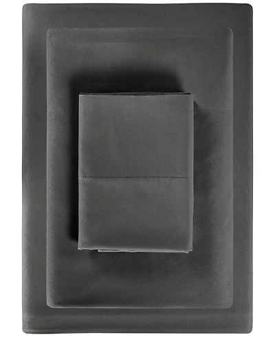 Sunham Microfiber Easy Care Solid 3-Pc. Sheet Set, Twin