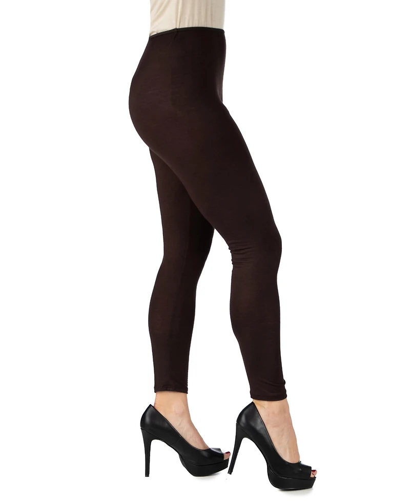 24seven Comfort Apparel Women's Stretch Ankle Length Leggings