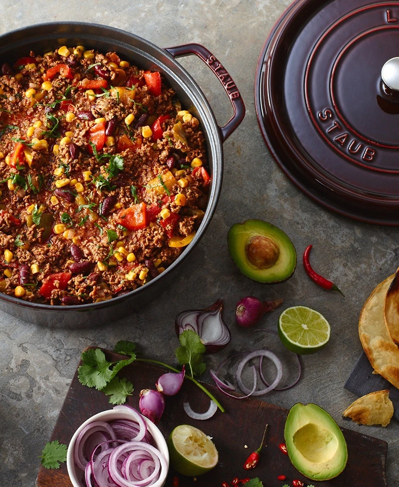 Staub Cast Iron 7-Qt Round Dutch Oven