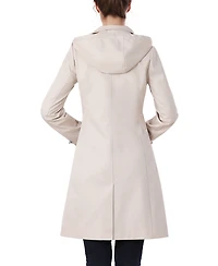 Kimi + Kai Women's Eeva Water-Resistant Hooded Trench Coat