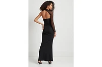 Marcella Women's Manhattan Mesh Sleeve Gown