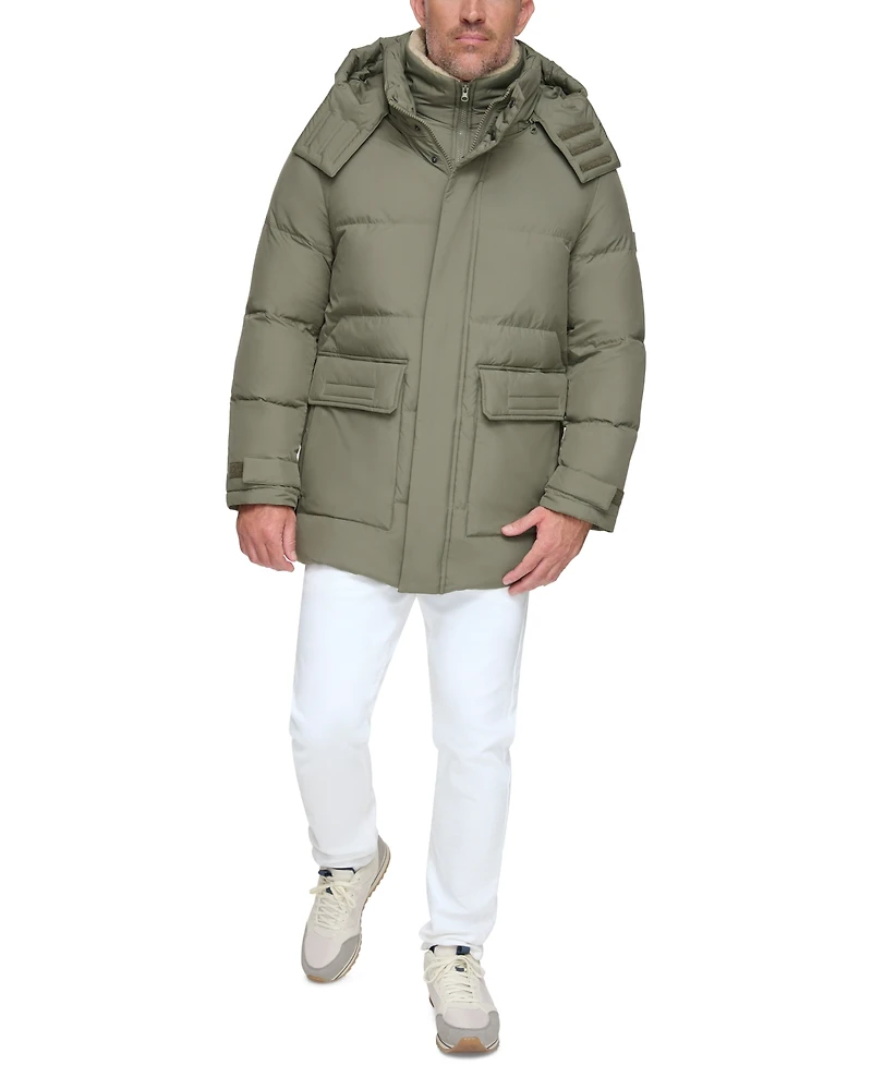 Marc New York Men's Oswego Duvet Quilted Parka Coat