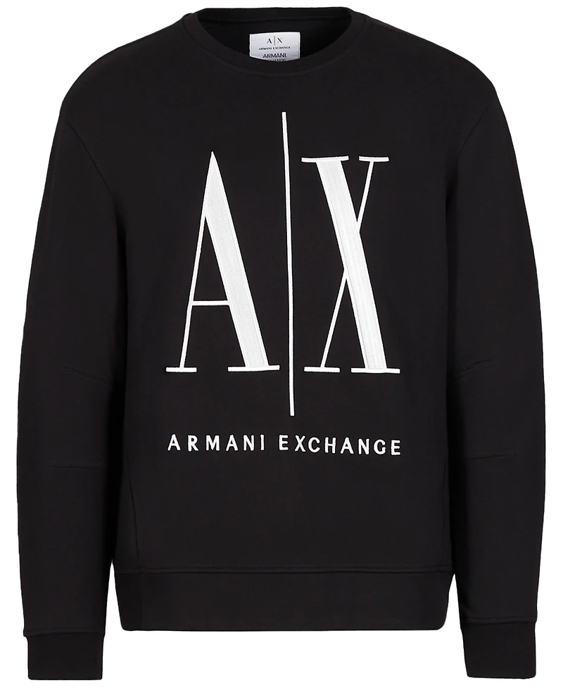 A|X Armani Exchange Men's Icon Logo Pullover Sweatshirt
