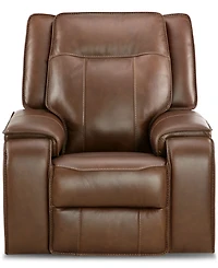 Closeout! Hansley 39" Zero Gravity Leather Power Recliner, Created for Macy's