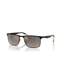 Ray-Ban Unisex Polarized Sunglasses, Mirror Gradient RB3726M
