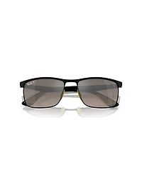 Ray-Ban Unisex Polarized Sunglasses, Mirror Gradient RB3726M