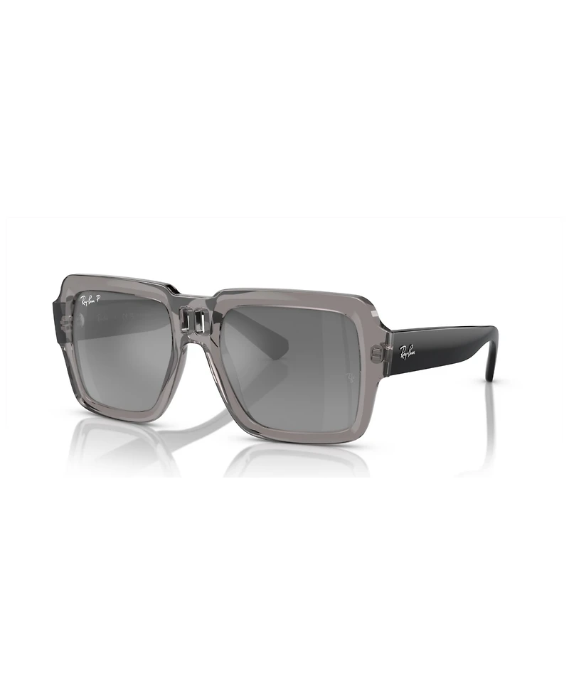 Ray-Ban Unisex Magellan Polarized Sunglasses, Mirror Gradient RB4408