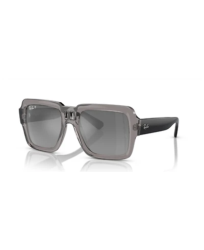 Ray-Ban Unisex Magellan Polarized Sunglasses, Mirror Gradient RB4408