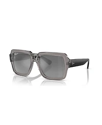 Ray-Ban Unisex Magellan Polarized Sunglasses, Mirror Gradient RB4408