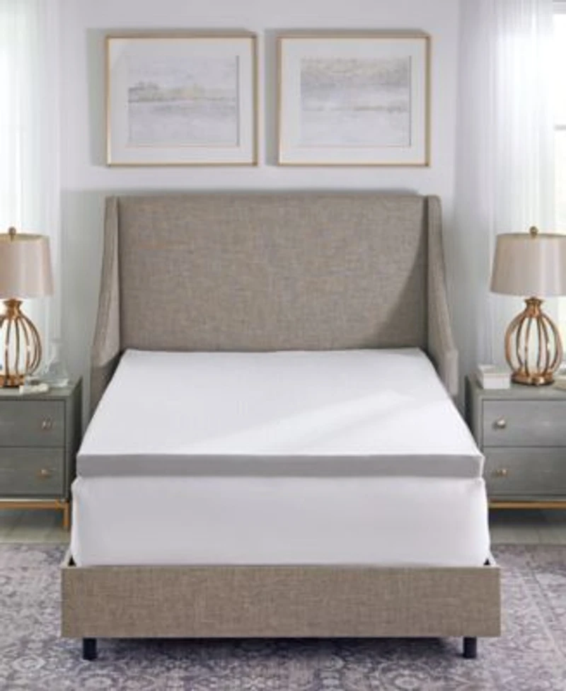 Bodipedic 2 Cooling Gel Memory Foam Mattress Topper With Graphene Infused Cover