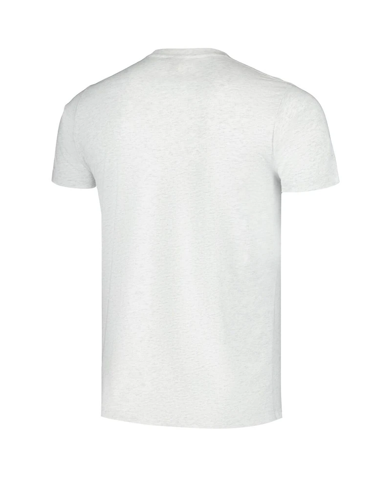 Men's Homage Ash Superman Tri-Blend T-shirt