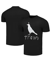 Men's Black Train White Crow T-shirt