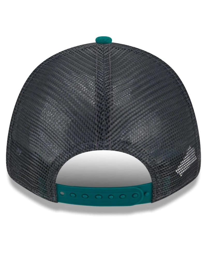 Preschool Boys and Girls New Era Graphite, Green New York Jets Reflect 9FORTY Adjustable Hat