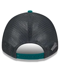 Preschool Boys and Girls New Era Graphite, Green New York Jets Reflect 9FORTY Adjustable Hat