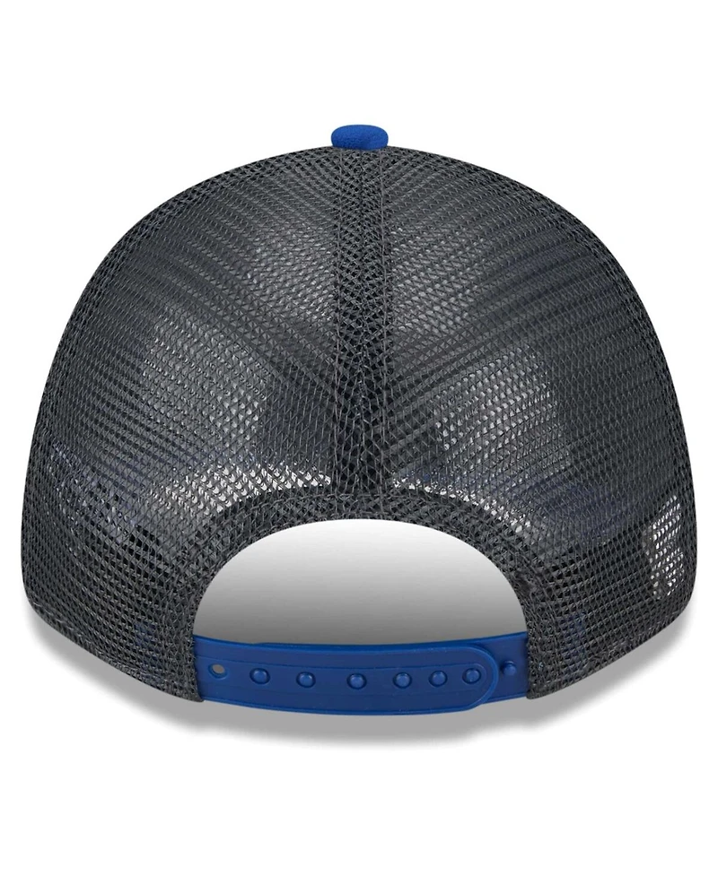 Preschool Boys and Girls New Era Graphite, Royal New York Giants Reflect 9FORTY Adjustable Hat