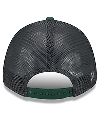 Preschool Boys and Girls New Era Graphite, Green Green Bay Packers Reflect 9FORTY Adjustable Hat