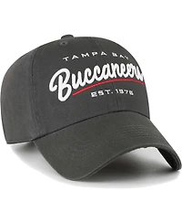 Women's '47 Brand Pewter Tampa Bay Buccaneers Sidney Clean Up Adjustable Hat