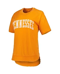 Women's Pressbox Tennessee Orange Tennessee Volunteers Arch Poncho T-shirt