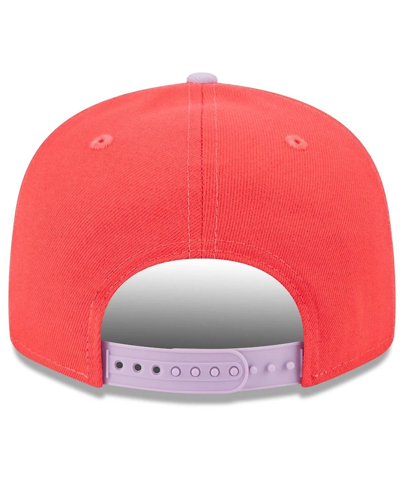 Men's New Era Red, Purple New York Yankees Spring Basic Two-Tone 9FIFTY Snapback Hat