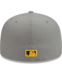 Men's New Era Gray Los Angeles Dodgers Color Pack 59FIFTY Fitted Hat