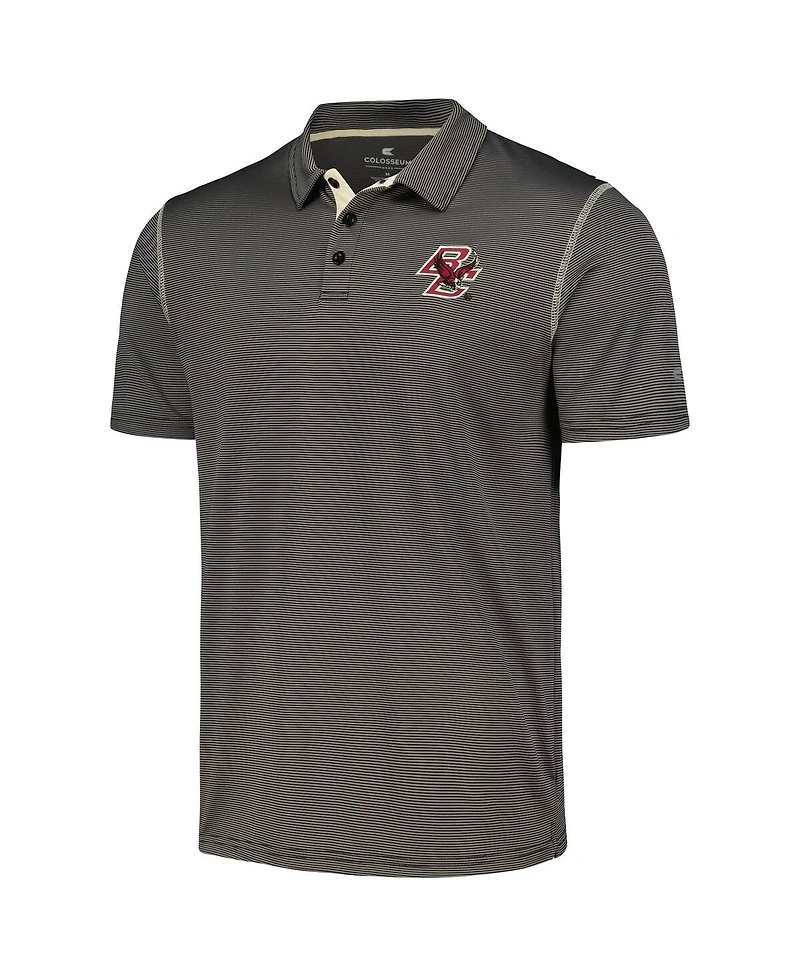 Men's Colosseum Gray Boston College Eagles Cameron Polo Shirt