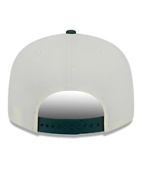 Men's New Era Cream, Green Green Bay Packers City Originals 9FIFTY Snapback Hat