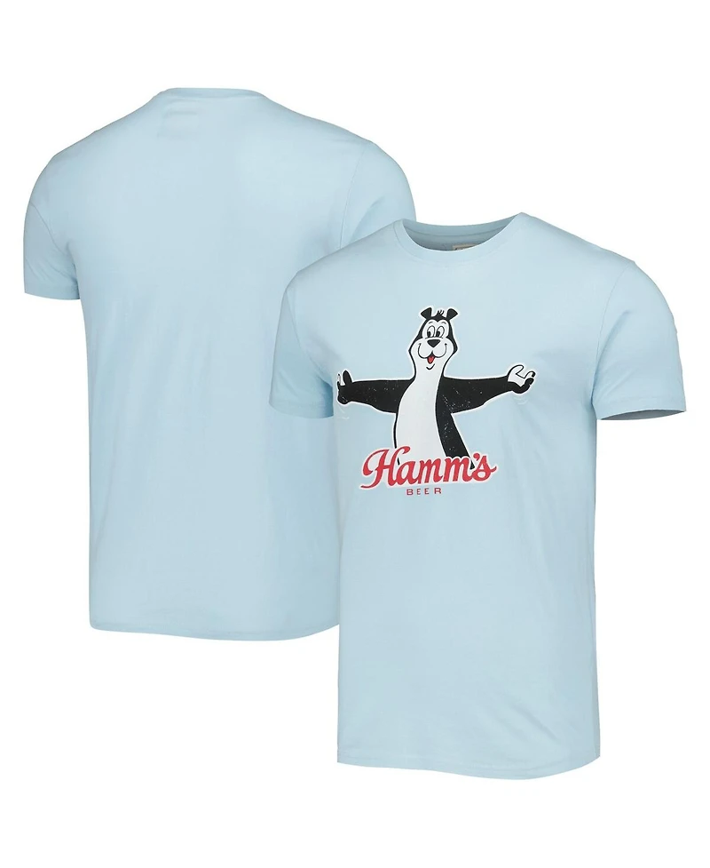 Men's and Women's American Needle Light Blue Hamms Brass Tacks T-shirt