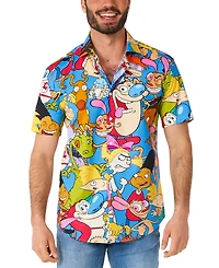 OppoSuits Men's Short-Sleeve Nickelodeon Characters Graphic Shirt