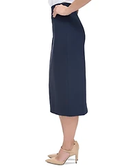 Tommy Hilfiger Women's Ponte Pencil Midi Skirt