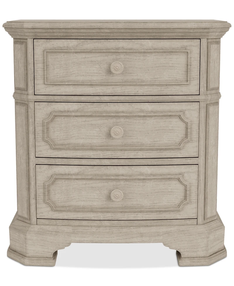 Closeout! Kensington 3-Drawer Nightstand
