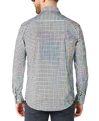 OppoSuits Men's Shirt - Long Sleeve Shiny Snake Gold