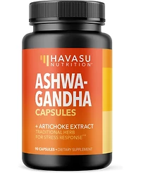 Ashwagandha Pills, Ashwagandha Capsules for Stress Relief, Havasu Nutrition, 90ct