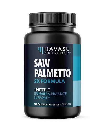 Saw Palmetto + Nettle Capsules, Havasu Nutrition, 120ct