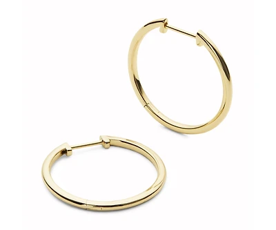 Ana Luisa Medium Slim Endless Hoops - Lo Medium