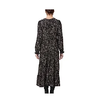 Ripe Maternity Maternity Ripe Trixie Tiered Nursing Dress Black