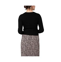 Ripe Maternity Willa Cross Front Nursing Knit Top Black