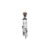 23" Long Archangel Barachiel Round Top Wind Chime